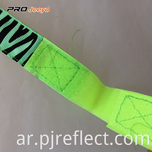 Reflective Zebra Print Webbing Armband Wb Mbw005